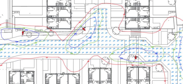 Lighting Design Example Lux view