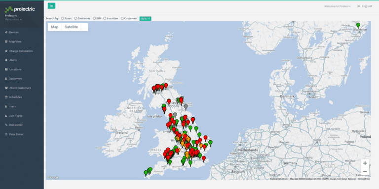 Power portal demo screen asset location view