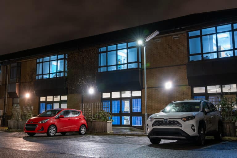 Prolectric Solar Street Light AE3 Hospital Car Park
