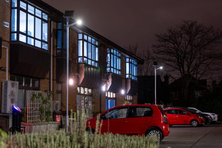 AE3 Solar Street Light at Hospital
