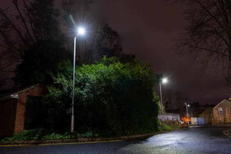 AE3 Solar Street Light at Hospital