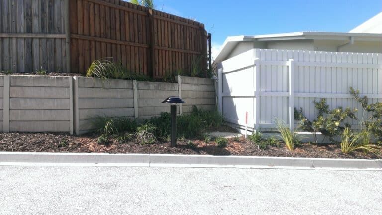 SR solar bollard on site residential