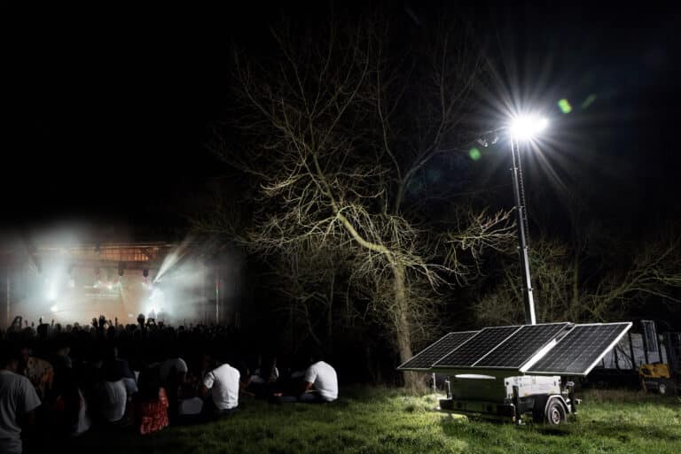 Prolight deployed at festival night