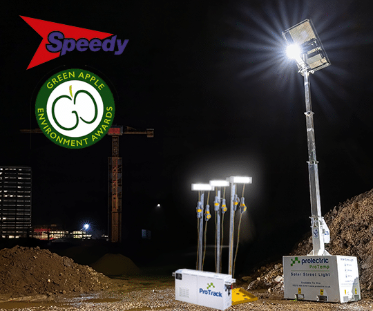 ProTemp And ProTrack Launch And Speedy Hire And Green Apple Award Wins