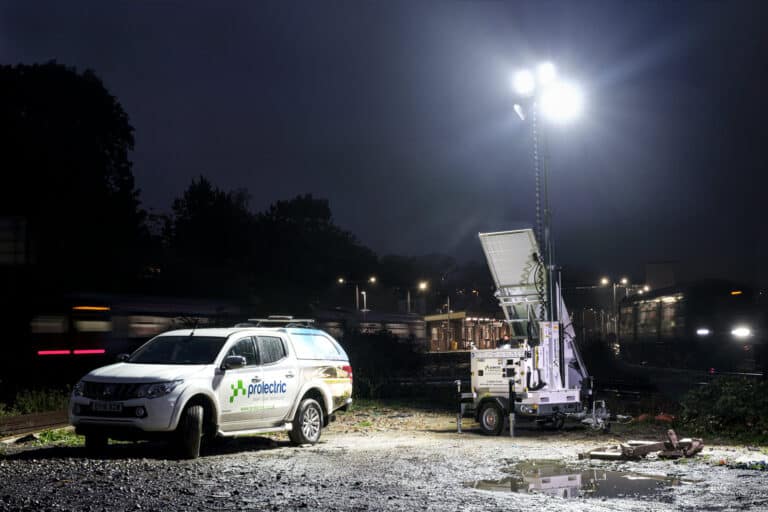 ProRXM Hybrid with Prolectric van at train station